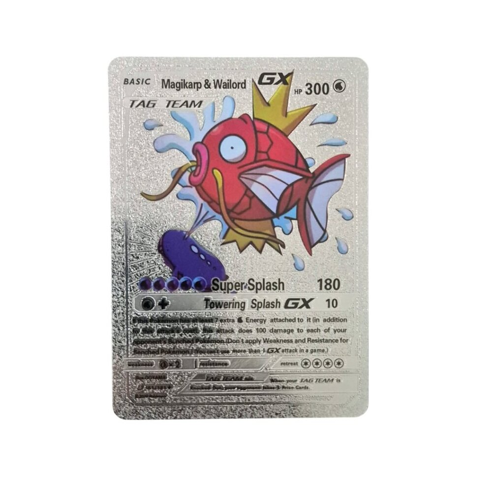 Magikarp & Wailord GX Tag Team  Card – 300 HP (Silver Foil)